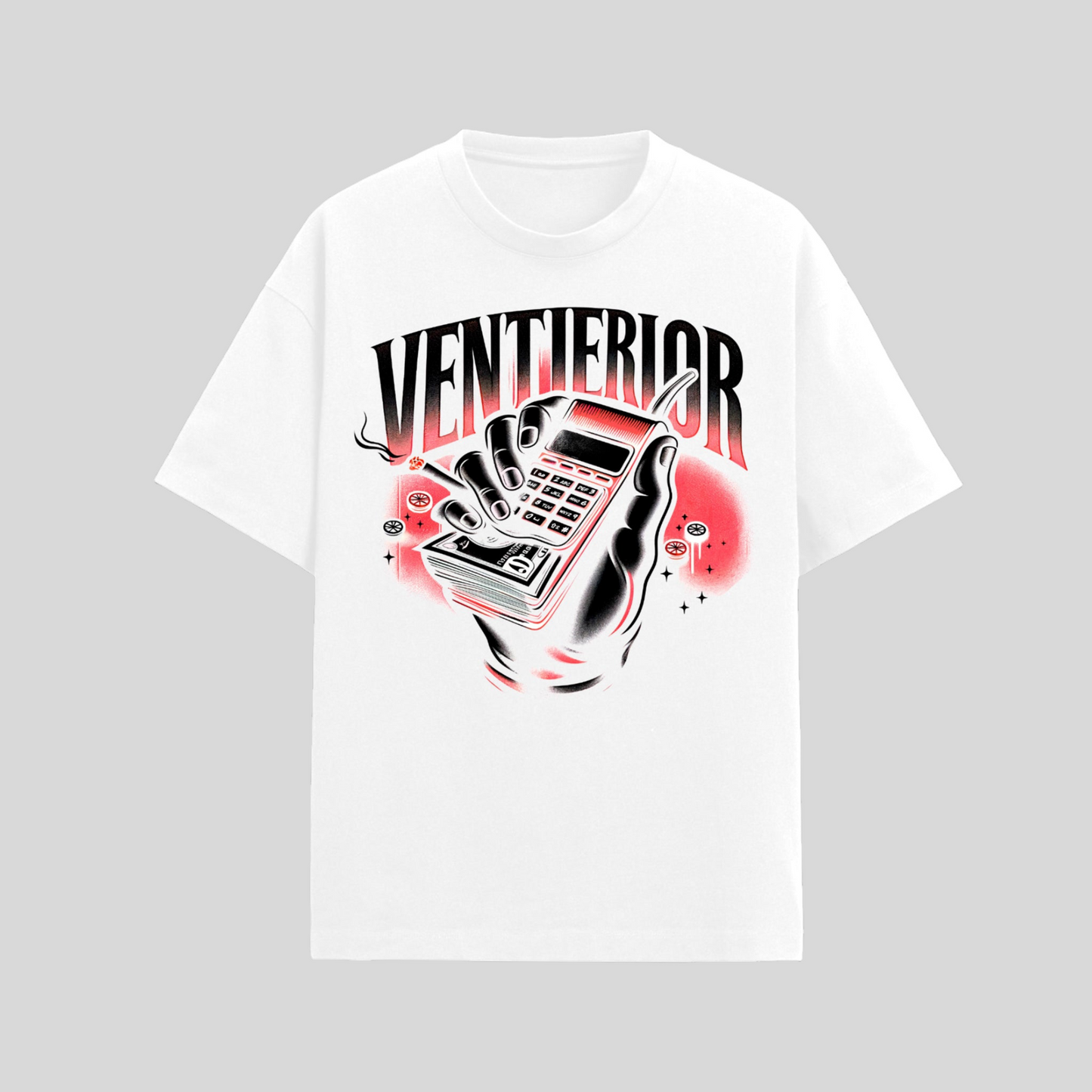 GRAPHIC HEAVY WEIGHT TEE - WHITE