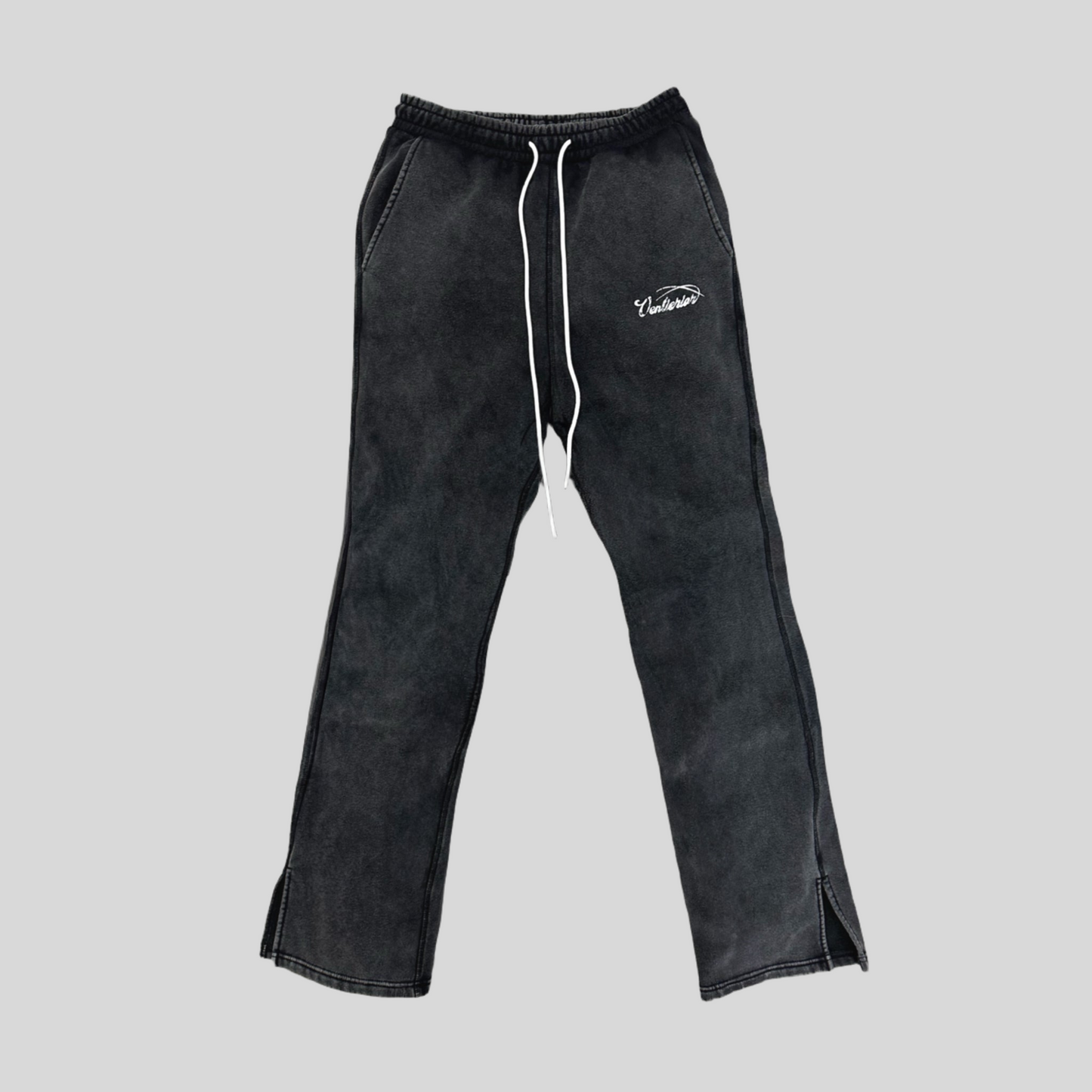 Washed Split Hem Joggers