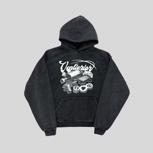 Washed Graphic Overhead Hoodie